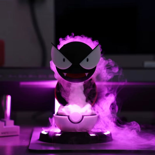 Gastly Usb Air Humidifier Anime Water Mist Aromatherapy Diffuser Desktop Humidifier Creative Atmosphere Lighting Gifts