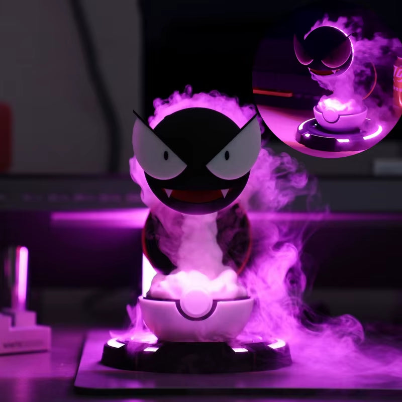 Gastly Usb Air Humidifier Anime Water Mist Aromatherapy Diffuser Desktop Humidifier Creative Atmosphere Lighting Gifts
