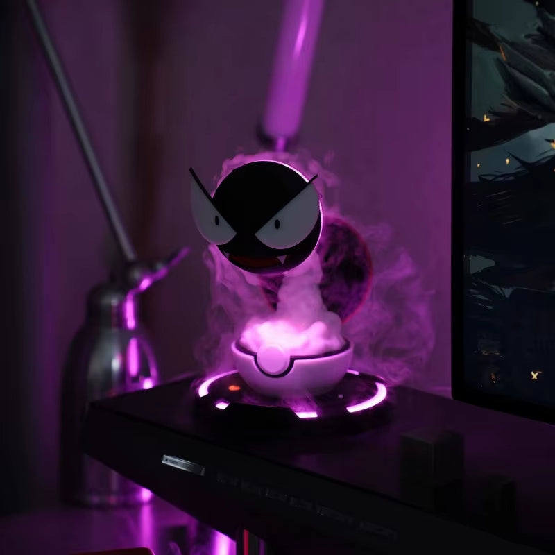 Gastly Usb Air Humidifier Anime Water Mist Aromatherapy Diffuser Desktop Humidifier Creative Atmosphere Lighting Gifts